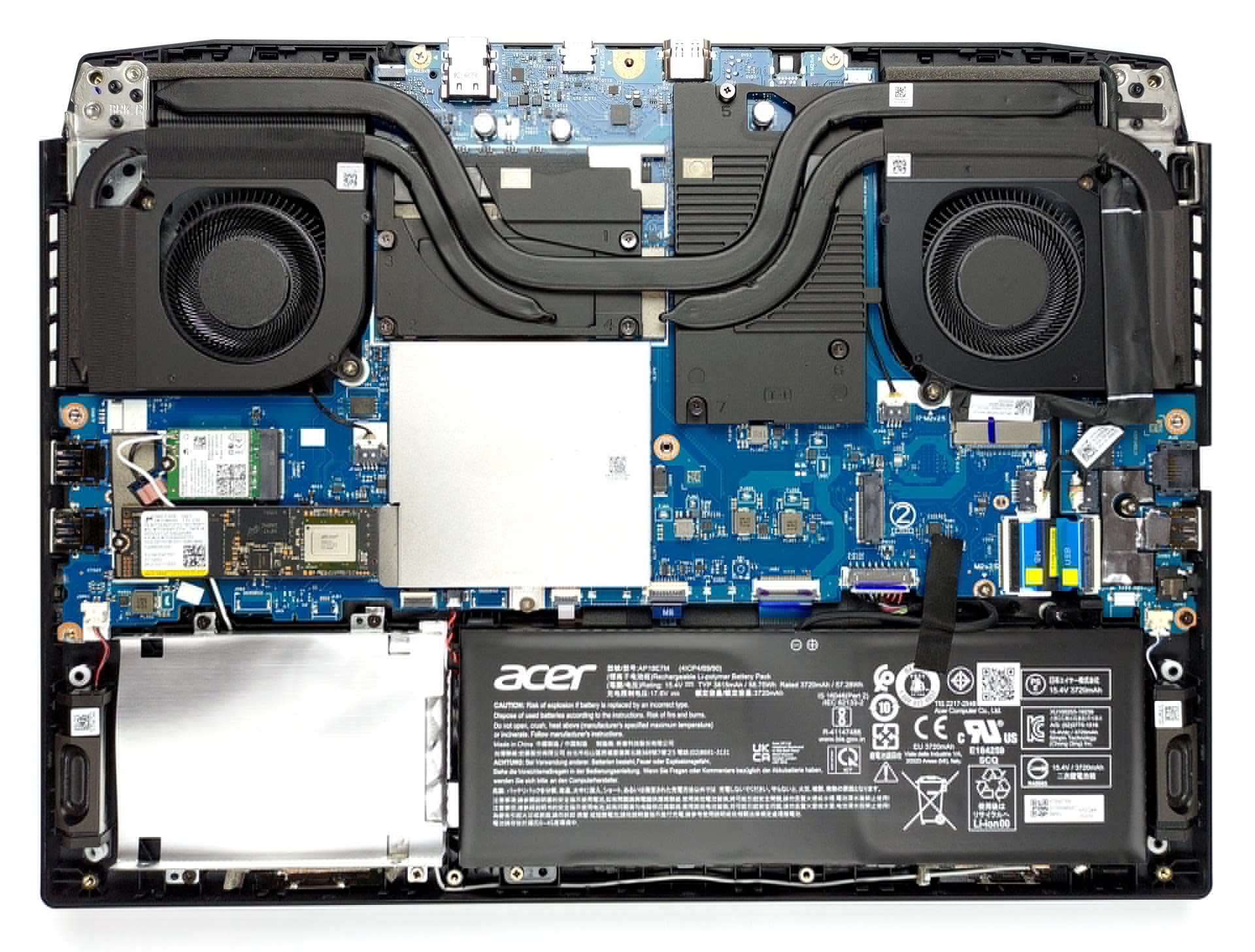 How to replace and fix ACER An515-58 AN515-46 AN515-55 165hz 40pin 0.5mm LED DC02C00WN00 50.QFJN2.007 LCD Cable (Acer Nitro 5 (AN515-58))
